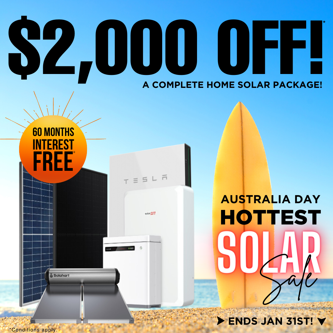Complete solar pacjage offer from Solahart Sunshine Coast