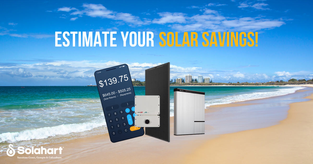 Solar savings calculator