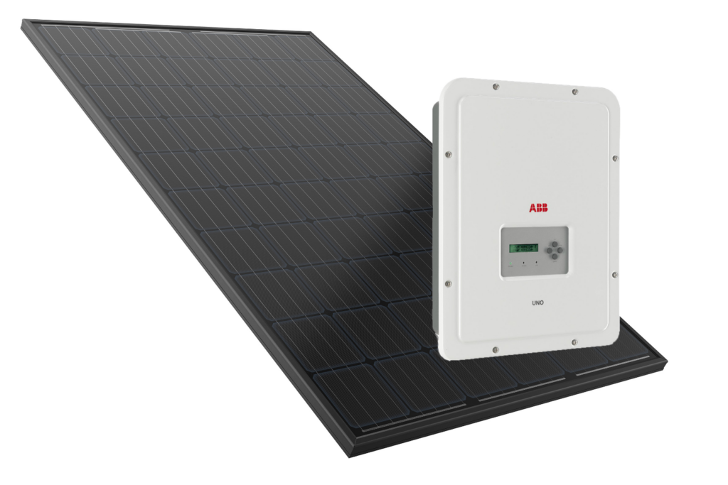 Solahart Silhouette solar panel and ABB inverter - available exclusively from Solahart
